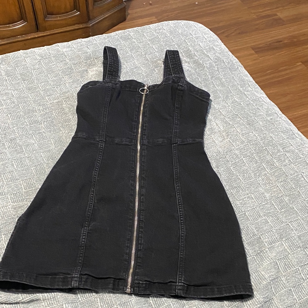 DIVIDED Black Denim Dress